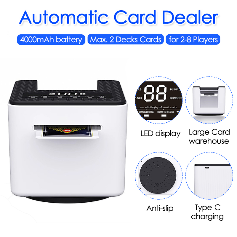 Themed Playing Card - 360° Rotation Automatic Card Dealing Machine