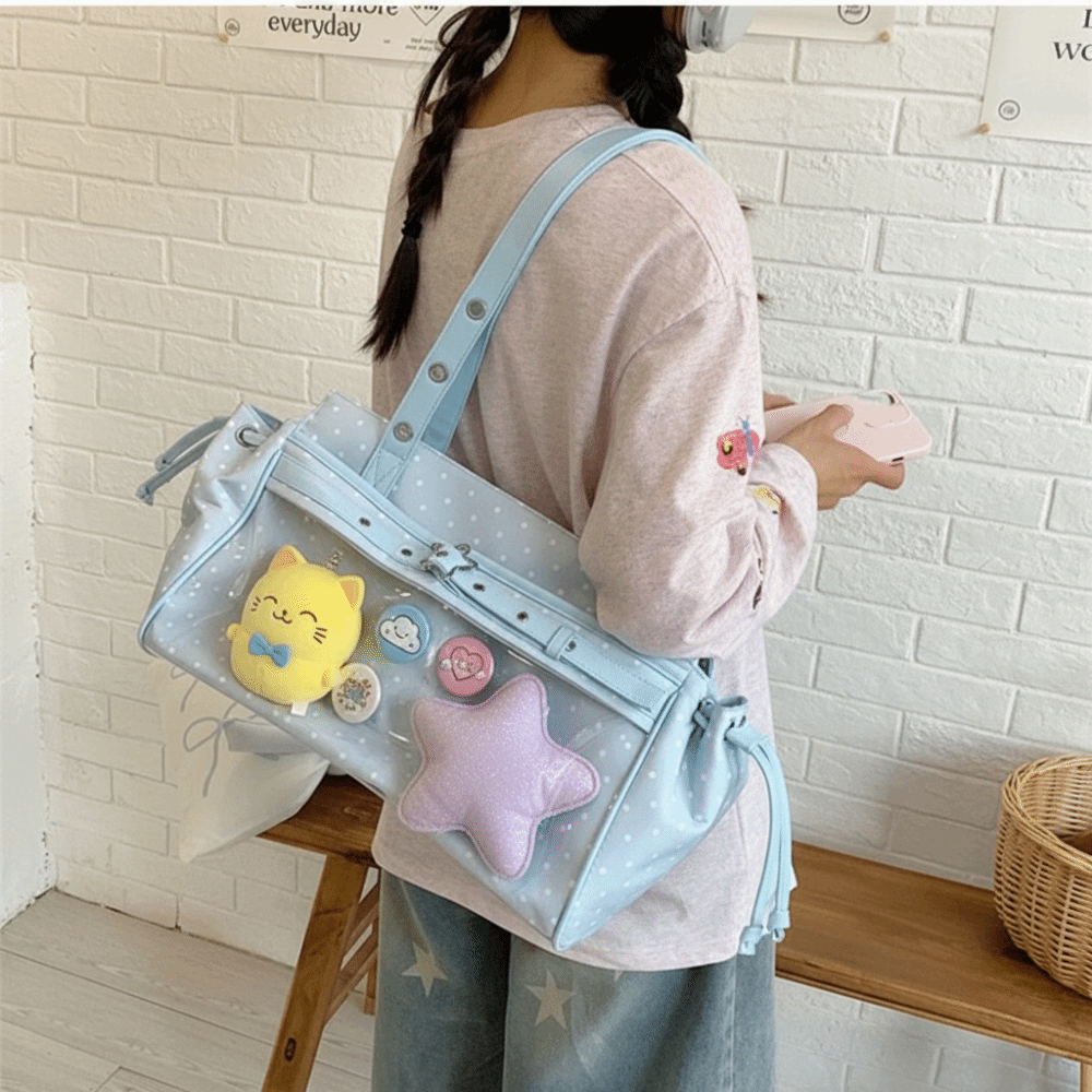 Harajuku Polka Dot Itabag Y2K  - Anime Merchandise Women review and price
