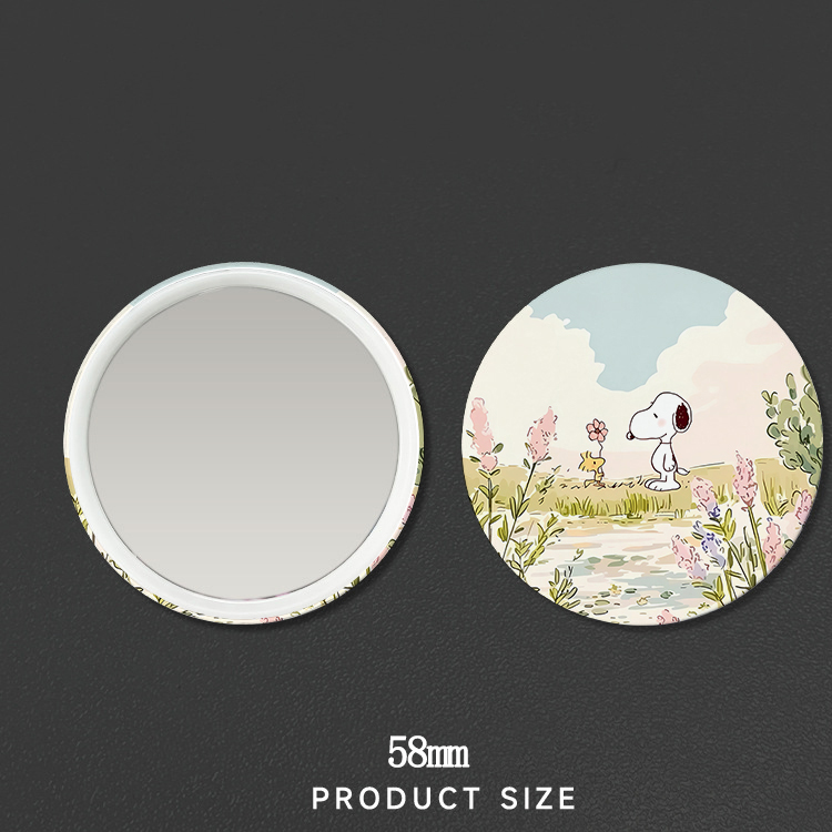 New Snoopys Badge Mirror Woman - Anime Merchandise Women review and price