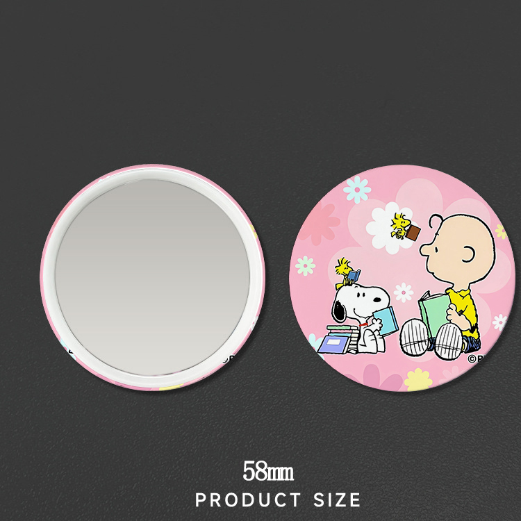 New Snoopys Badge Mirror Woman - Anime Merchandise Women review and price