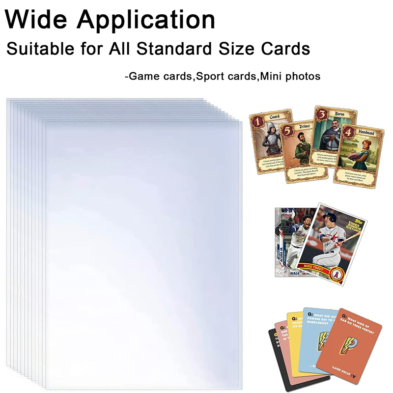 200 Pcs Transparent Playing Ca - Collector Card Sleeve review and price