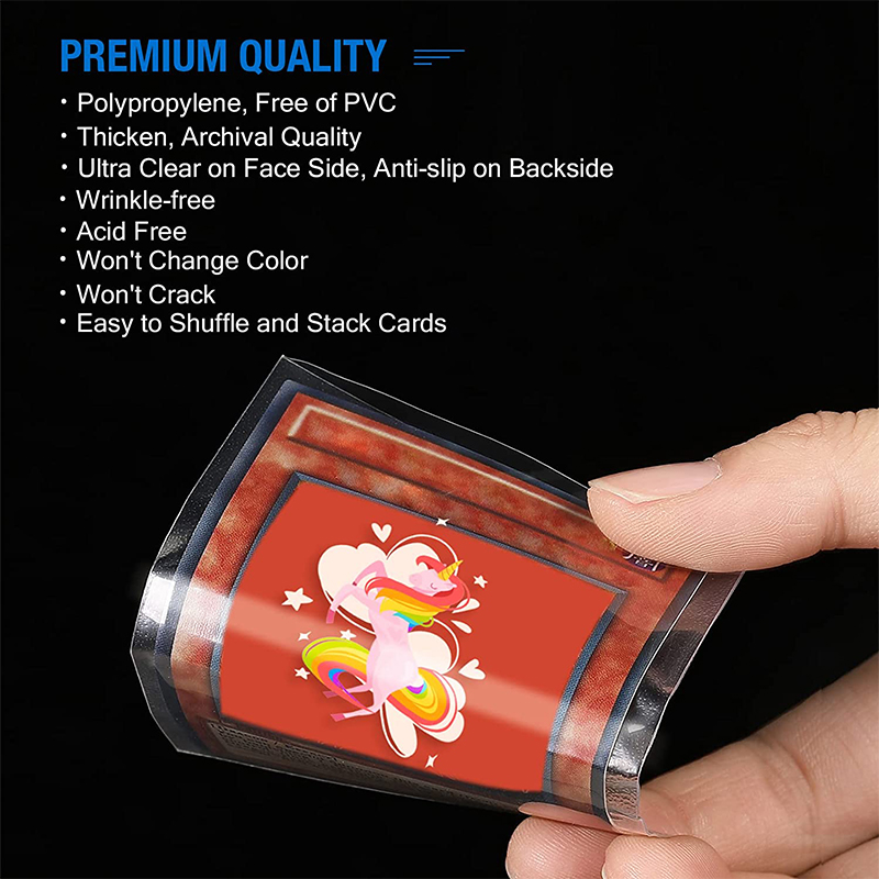 200 Pcs Transparent Playing Ca - Collector Card Sleeve review and price