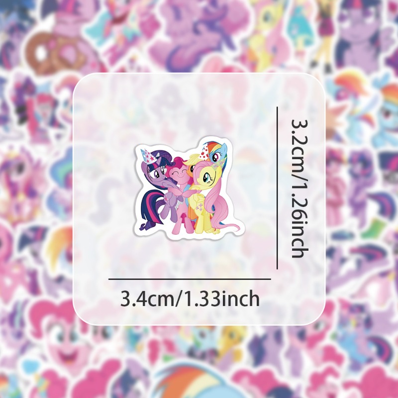 100pcs Cartoon My Little Ponys - Original Anime Merchandise review and price