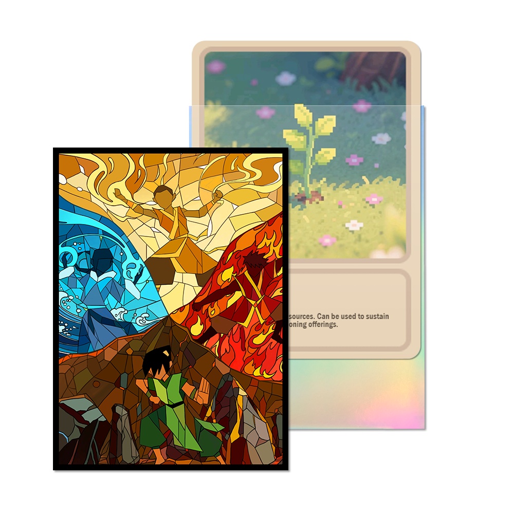 60PCS 66X91mm Holographic Stan - Collector Card Sleeve review and price
