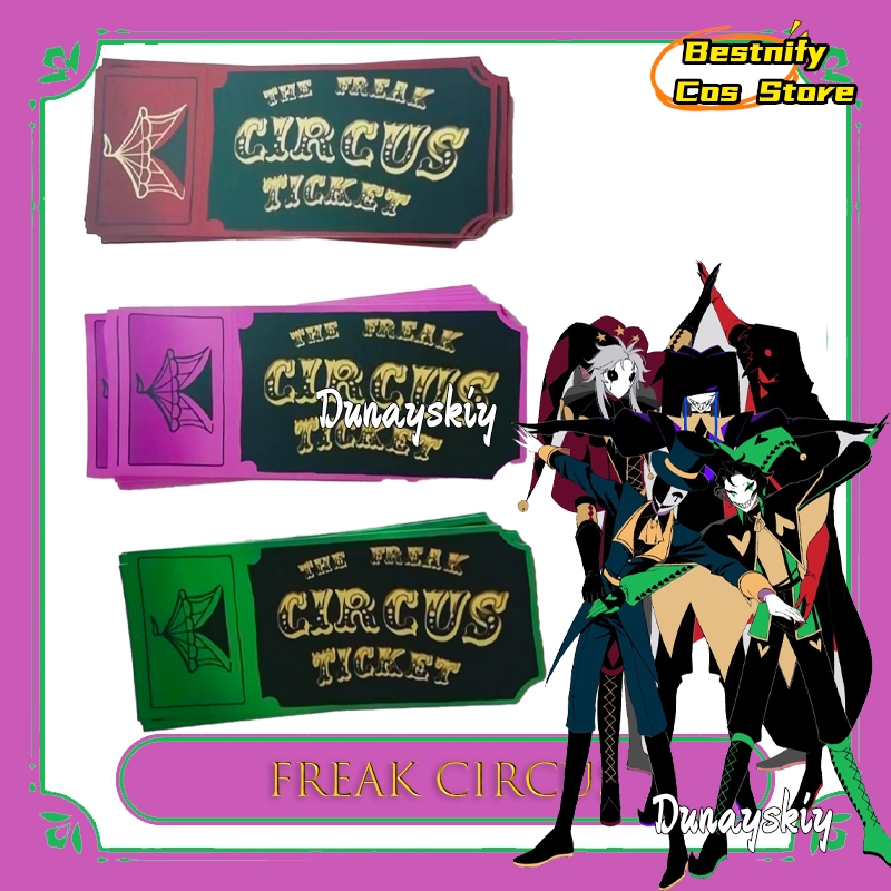 BFreak Circus Ticket Card Red  - Anime Merchandise Women review and price