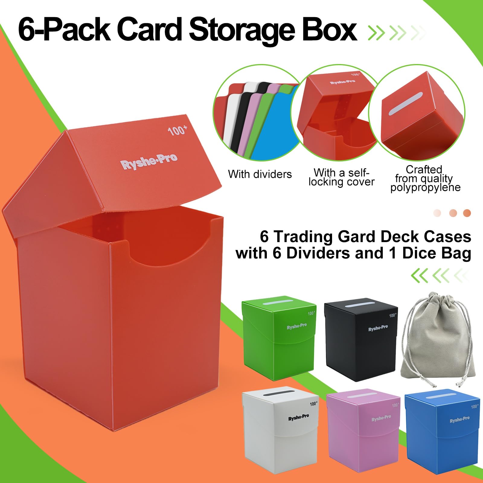 TCG Deck Box for 100+ Cards Co - Themed Playing Card review and price