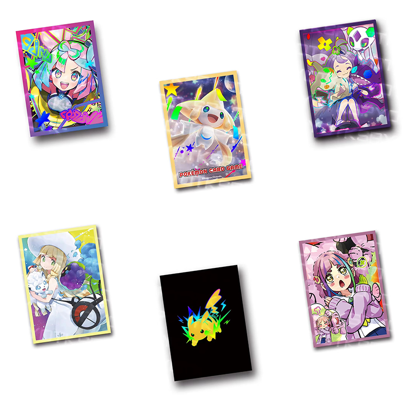 60Pcs/Set 67x92mm Anime Pokemo - Collector Card Sleeve review and price
