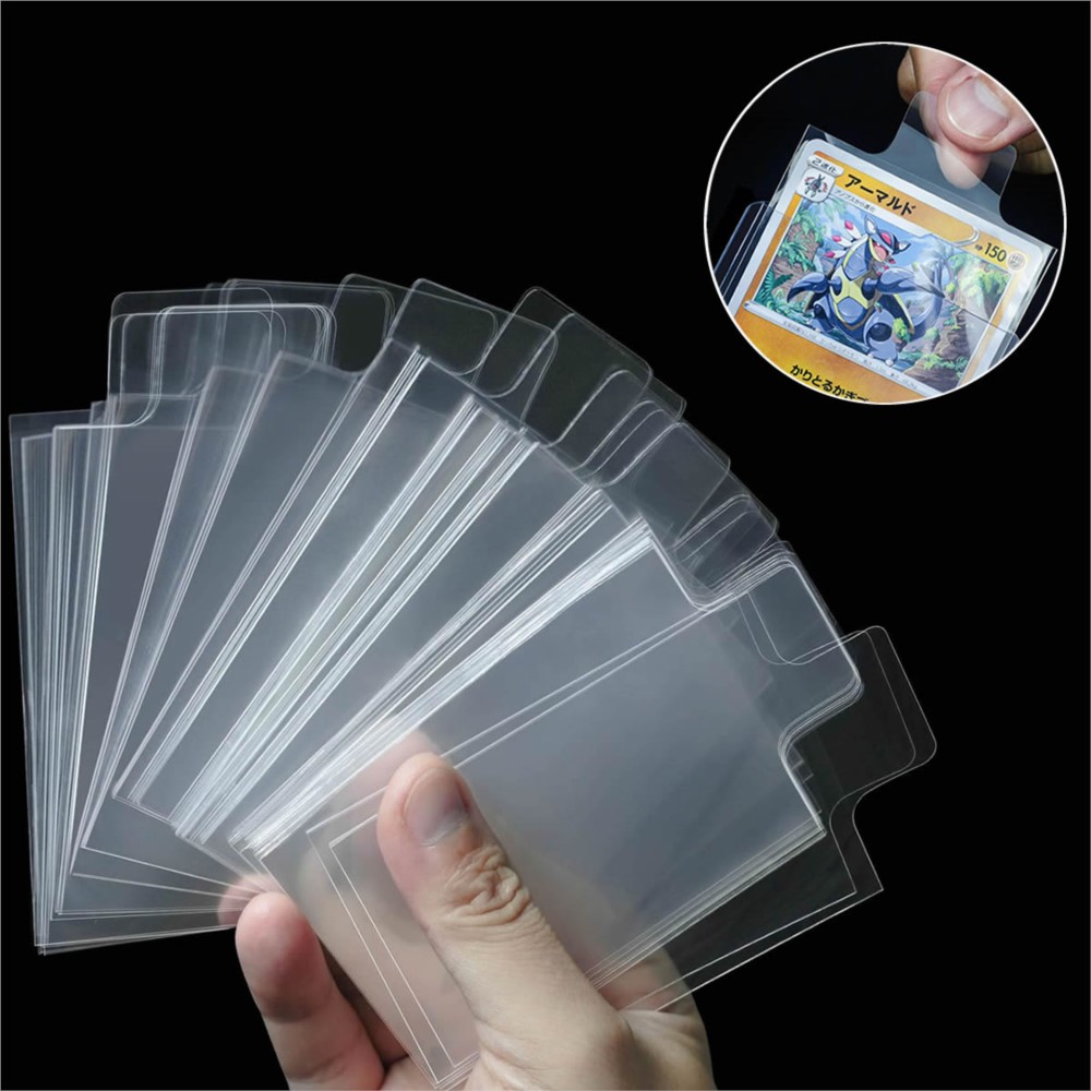100-500Pcs Transparent Raised  - Collector Card Sleeve review and price