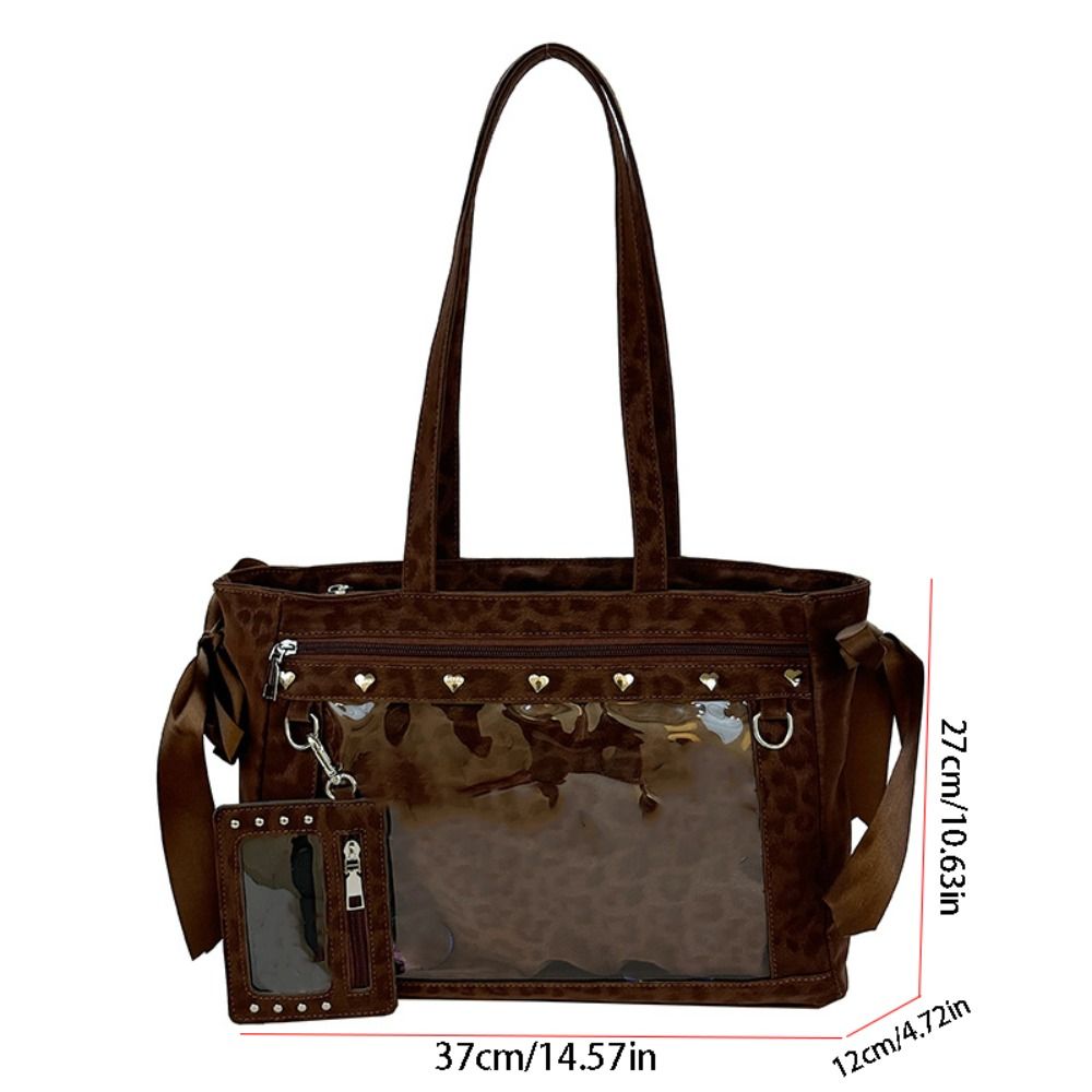 Harajuku Bow Rivet Itabag Y2K  - Anime Merchandise Women review and price