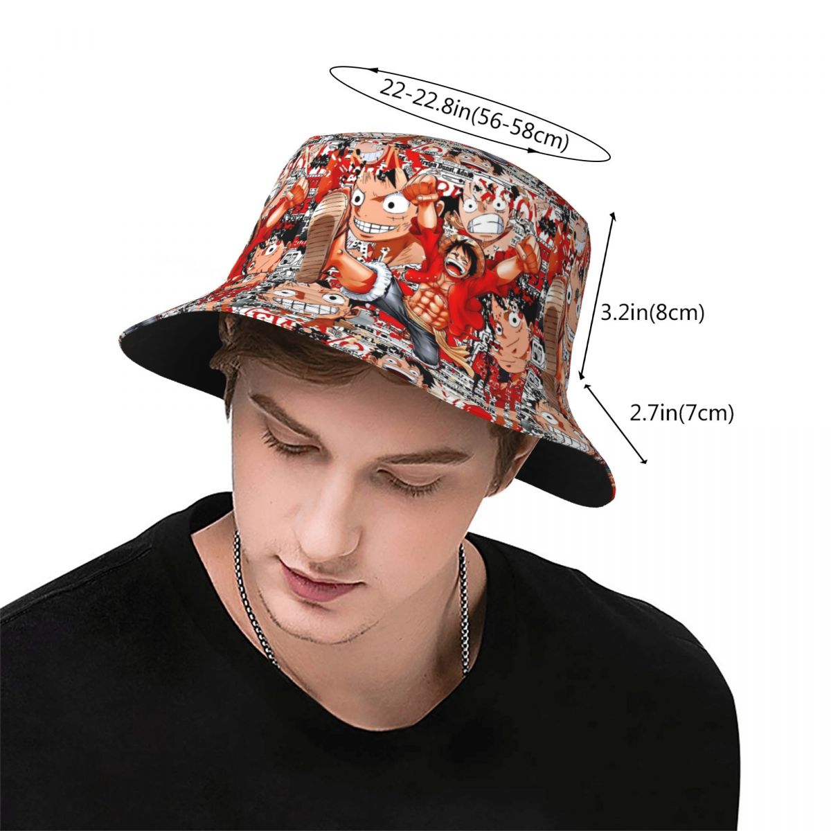 Anime One Piece Luffy Bucket H - Anime Merchandise Women review and price